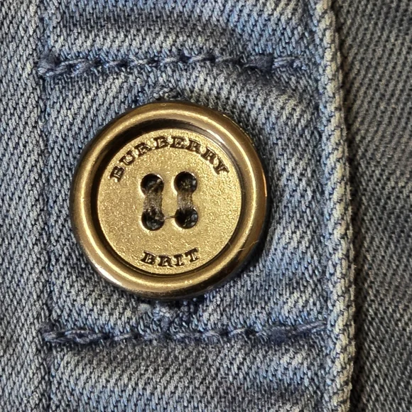 BURBERRY Blue Utility Jacket - Picture 9 of 12